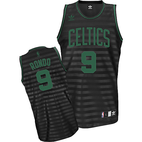  NBA Boston Celtics 9 Rajon Rondo Groove Fashion Swingman Jersey